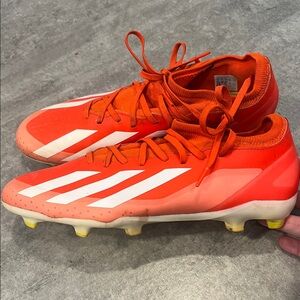 adidas Mens X Crazyfast Pro FG Solar Red/White